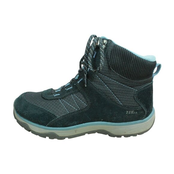 LL Bean Snow Sneaker 5 Black Stain-Resistant Suede Waterproof Winter Boots 9.5 M - Picture 1 of 9